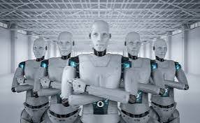 a group of robots standing together