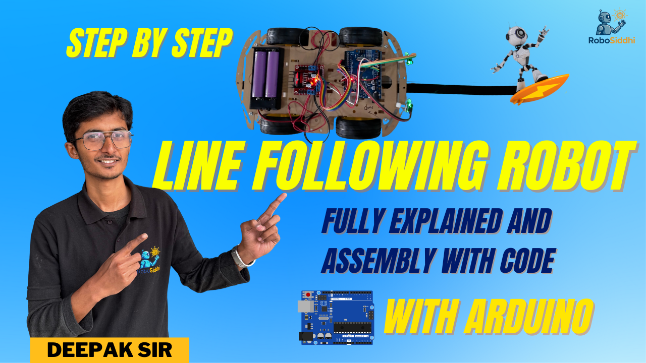 Creating a Line Following Robot Using Arduino: A Step-by-Step Tutorial for Beginners