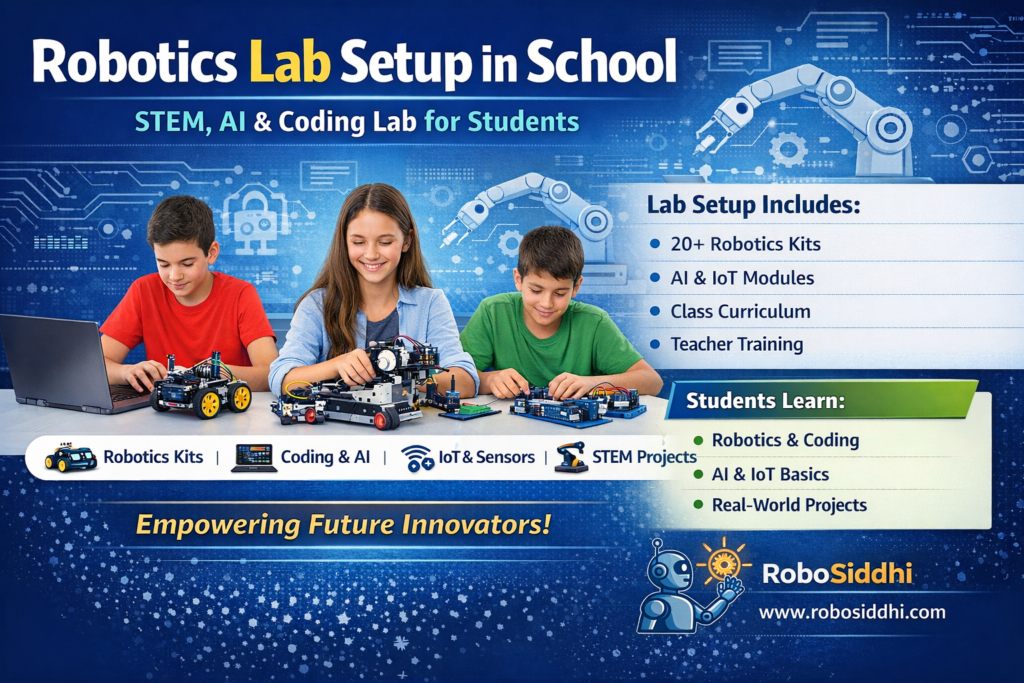 Robotics Lab Setup in School | STEM, AI & Coding Lab for Students