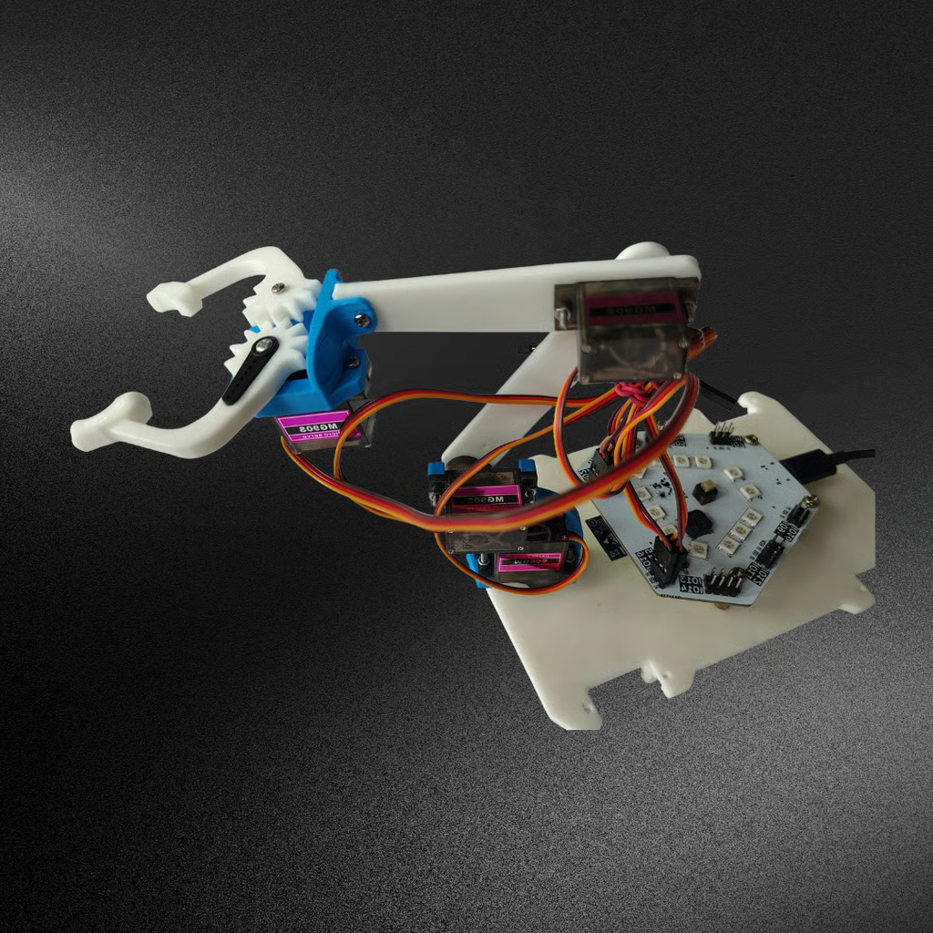 Grade 5 STEM Activities: Gripper Robot Project Using KAIO Board