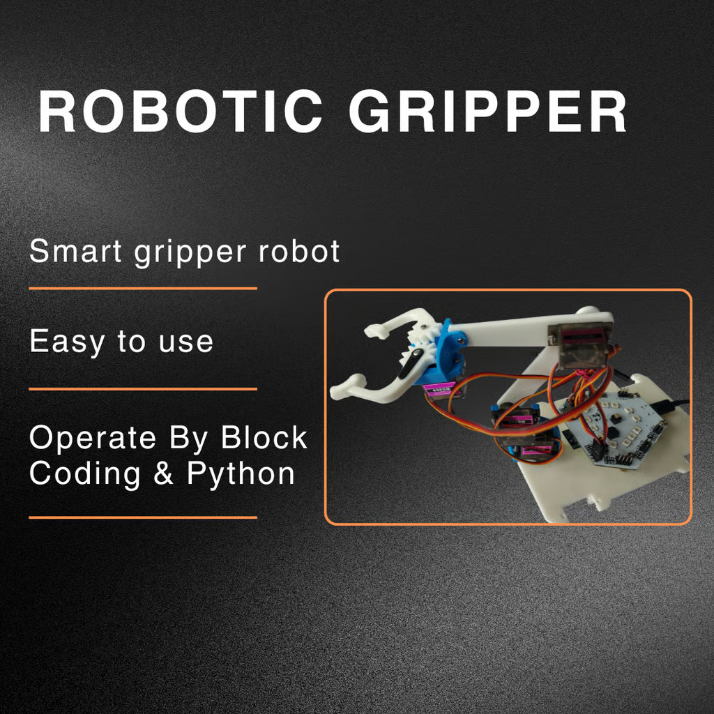 Grade 5 STEM Activities: Gripper Robot Project Using KAIO Board