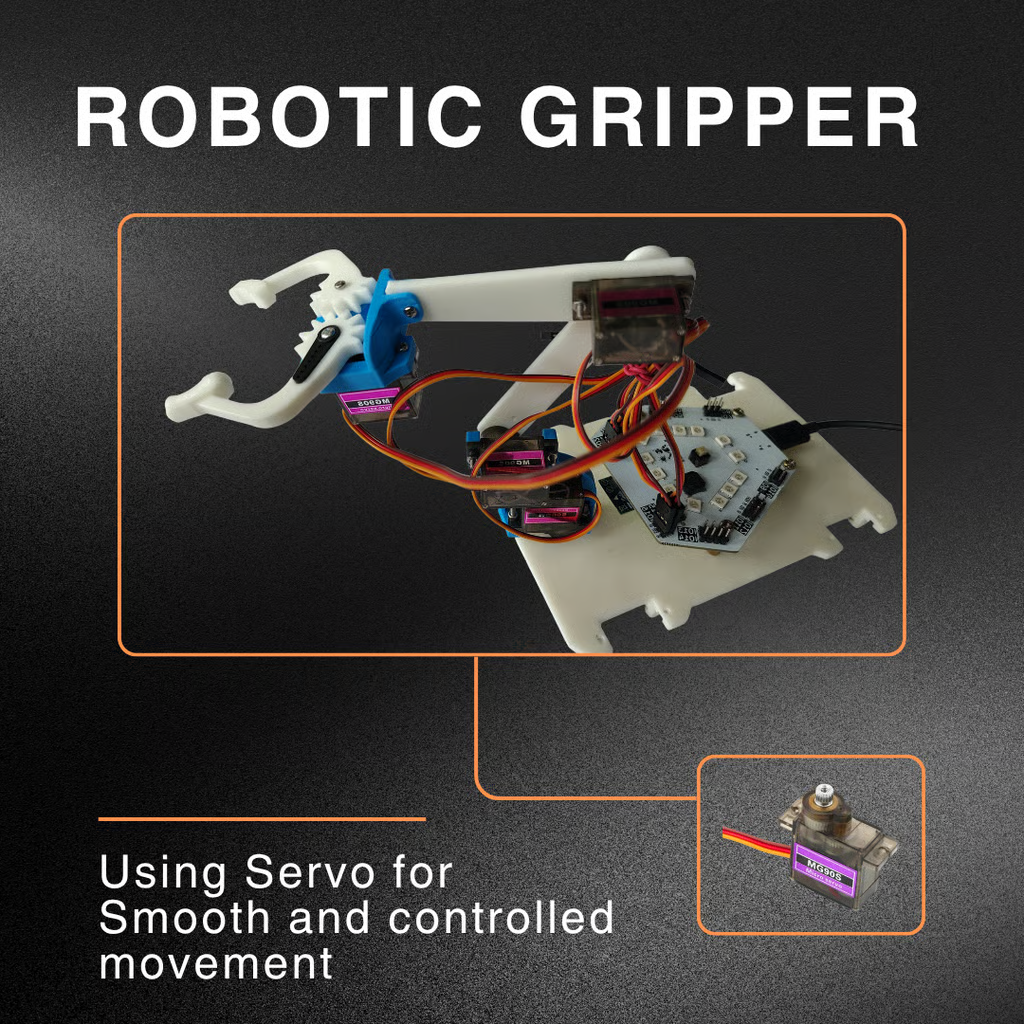 Grade 5 STEM Activities: Gripper Robot Project Using KAIO Board