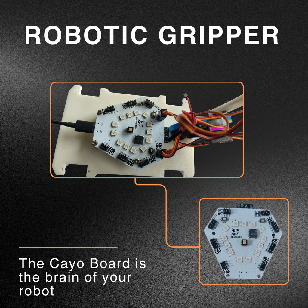 Grade 5 STEM Activities: Gripper Robot Project Using KAIO Board