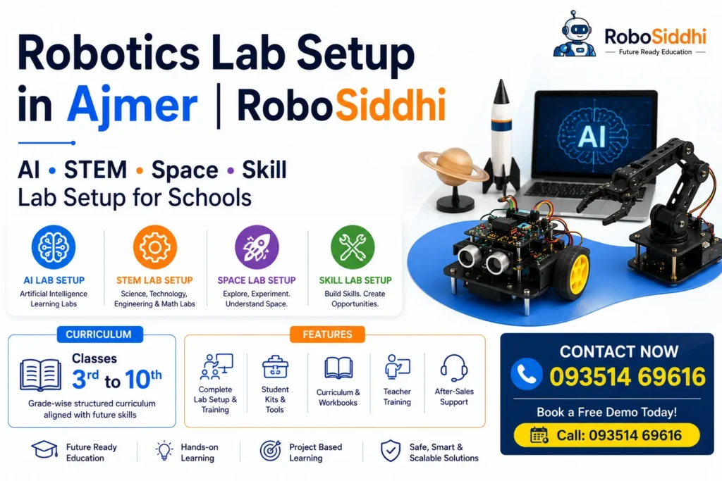Robotics Lab Setup in Ajmer | RoboSiddhi – AI & STEM Lab