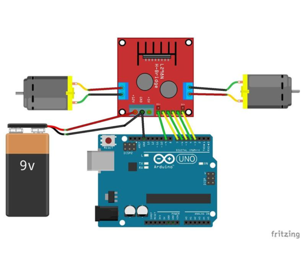 Components Used in Obstacle Avoiding Rover Project