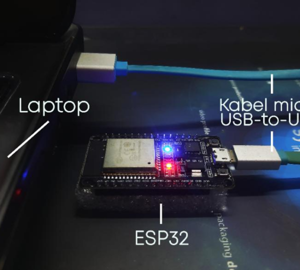 LED switched on remotely using ESP32 Wi-Fi automation system