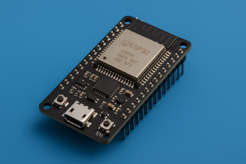 ESP32 development board used in Automatic Night Lamp Using ESP32 and LDR project