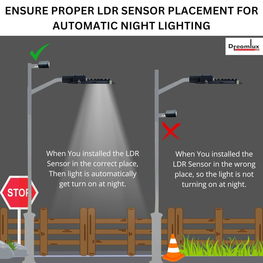 Working Principle of LDR Sensor in Automatic Street Light System