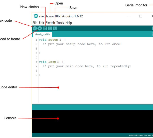 Arduino IDE Program for Push Button with Arduino Project