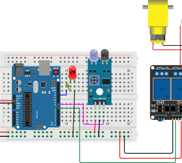 LED and Buzzer Working with Push Button Arduino Circuit