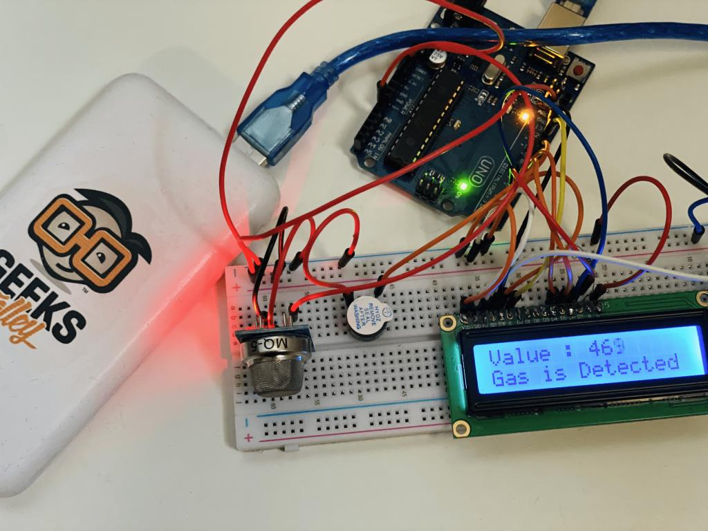 Arduino MQ-2 Gas Sensor Project Arduino Code