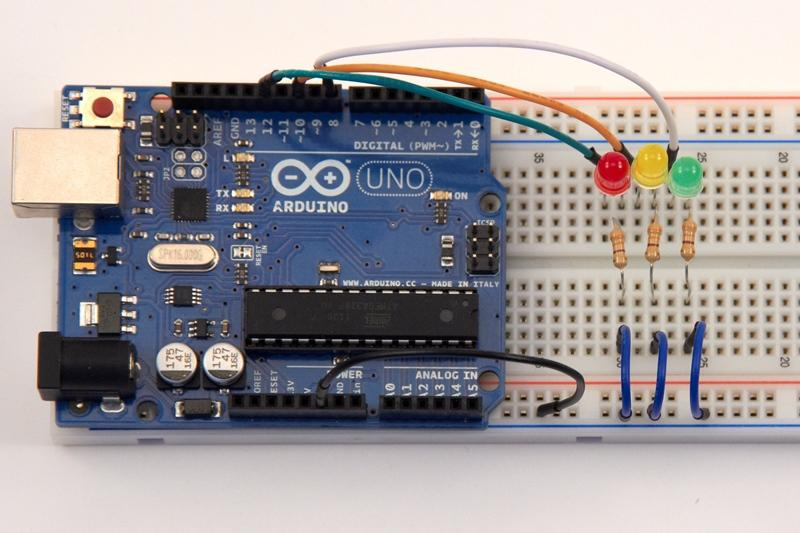 Arduino Traffic Light Project Setup