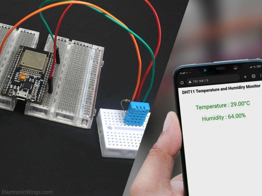 ESP32 DHT11 Environmental Monitoring System Arduino Code