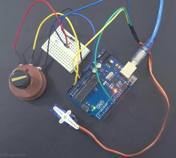 Servo Motor with Arduino Project for Grade 7 STEM Activities