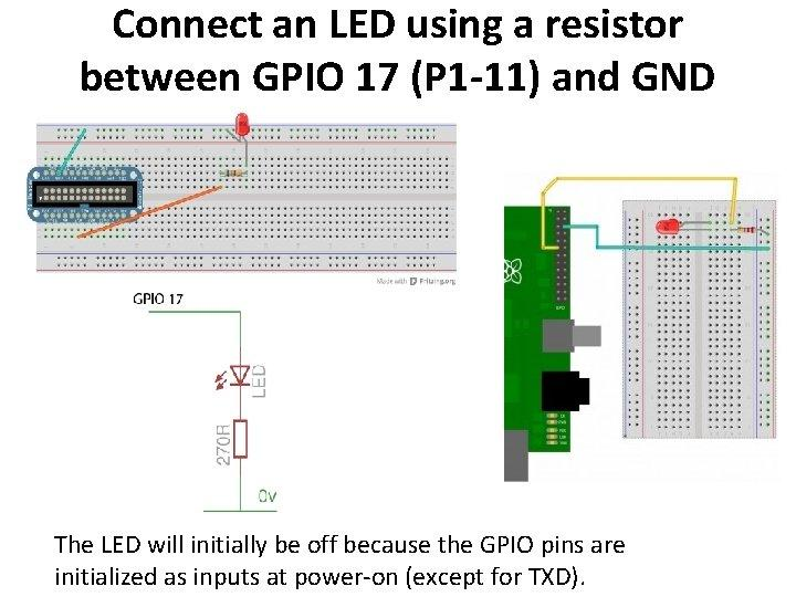 Raspberry Pi LED Blinking Project Circuit Diagram