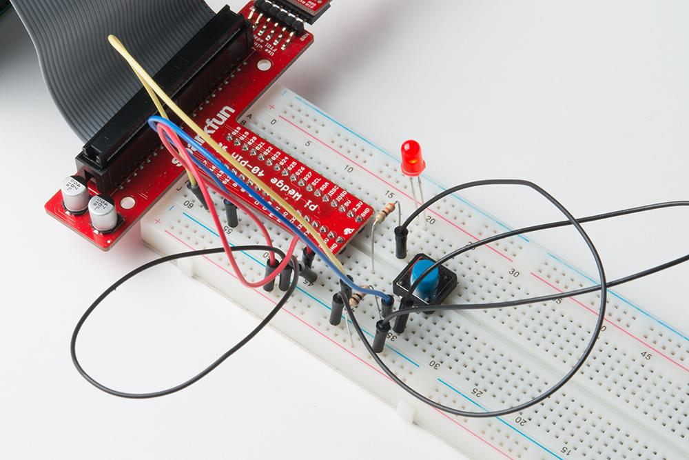 Raspberry Pi Push Button LED Control Project Setup