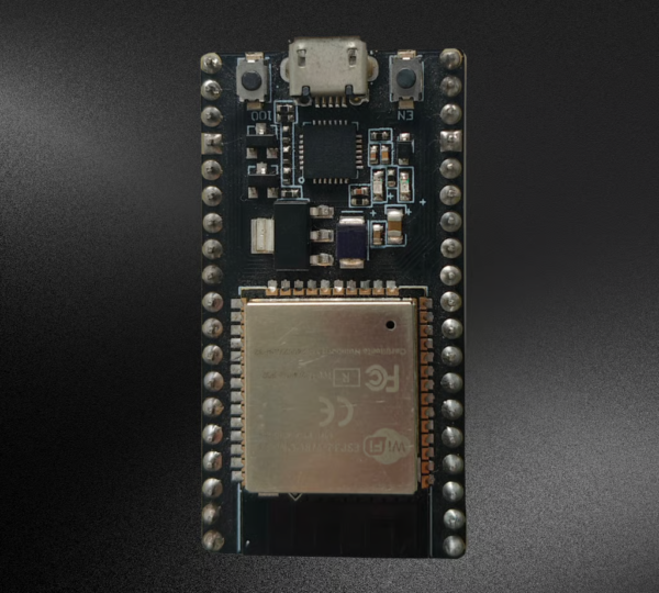 ESP32 Smart Monitoring System development board with built-in Wi-Fi connectivity