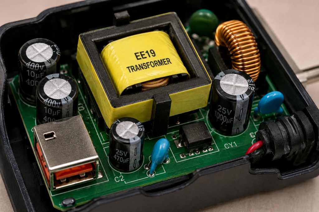 Electronic Components for Beginners – Transformer inside power supply