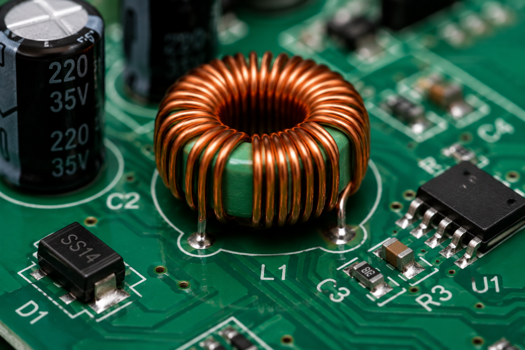 Electronic Components for Beginners – Inductor coil used in circuits