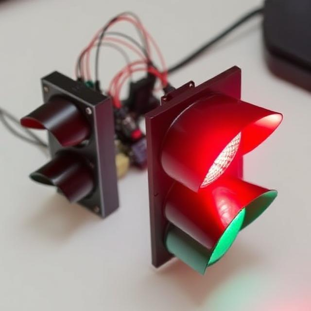 Arduino Components for Traffic Light Simulation Using Tinkercad