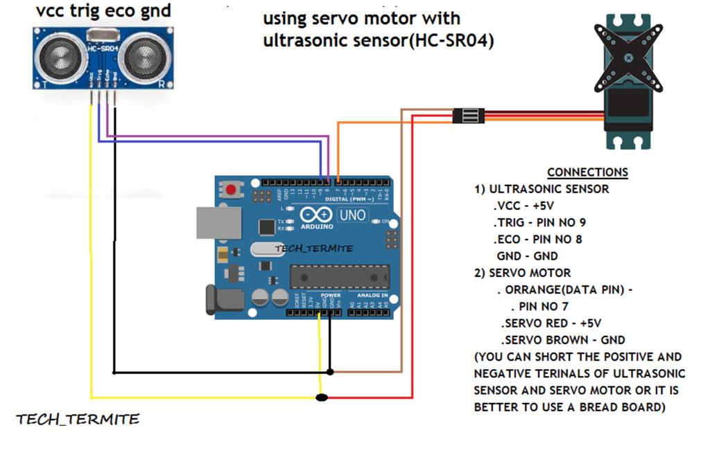 Smart Door System Using Arduino Circuit Diagram