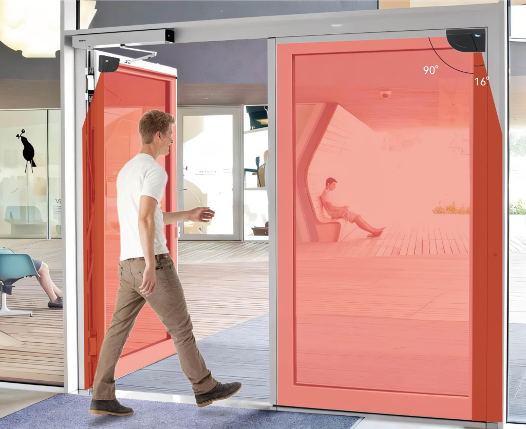 Automatic Door Opening Using Ultrasonic Sensor and Servo Motor