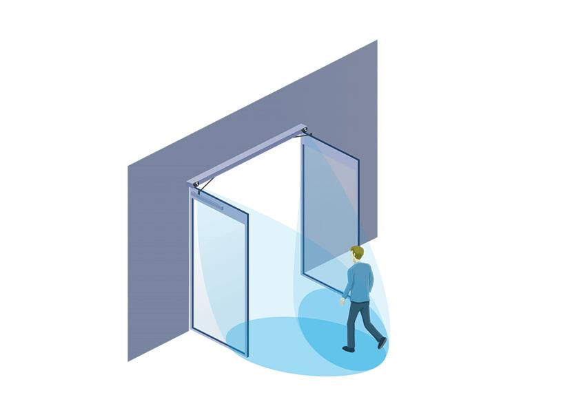Automatic Door Opening Using Ultrasonic Sensor and Servo Motor