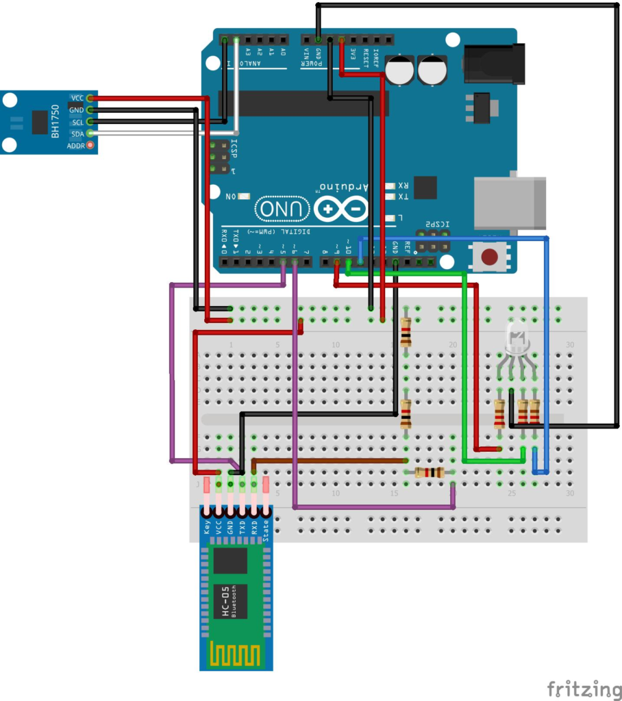 Bluetooth Home Automation Using Arduino Circuit Diagram