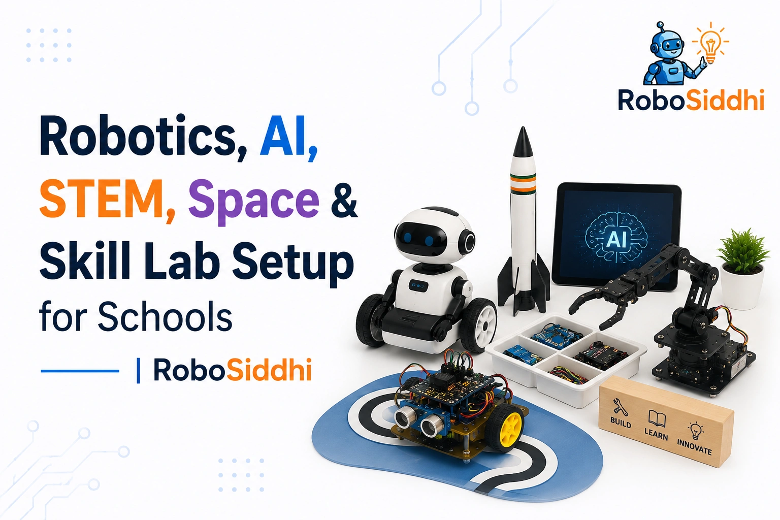 Robotics, AI, STEM, Space & Skill Lab Setup for Schools | RoboSiddhi