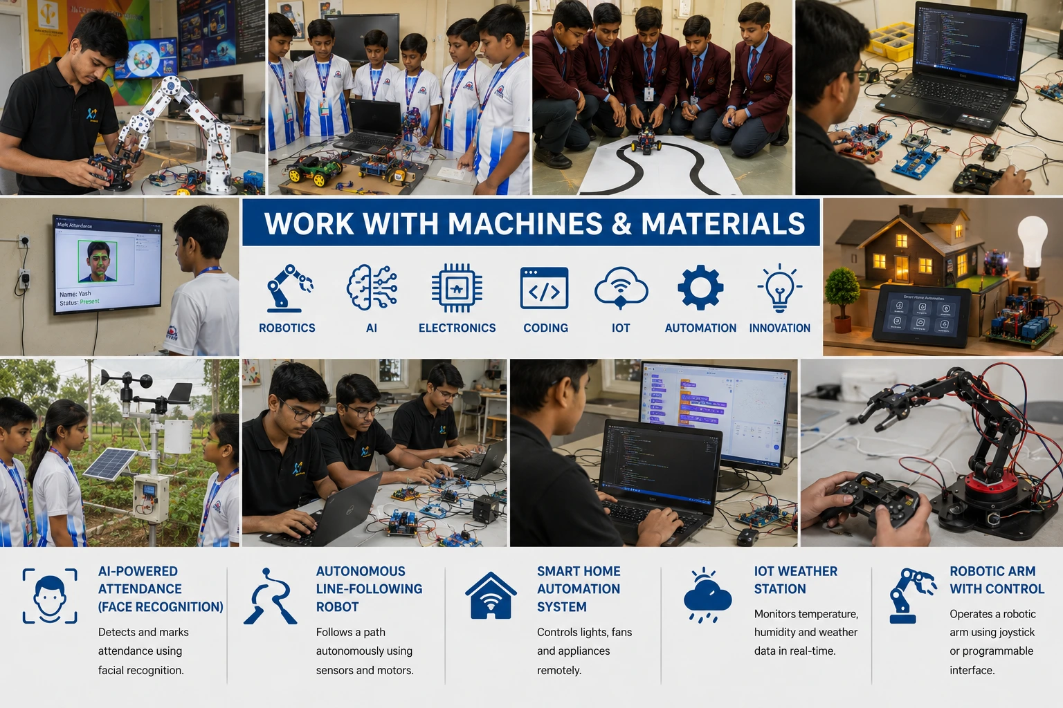 Work With Machines & Materials