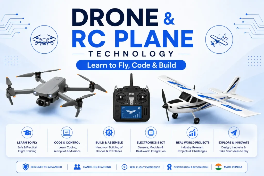Drone and RC plane Technology – Learn to Fly, Code & Build